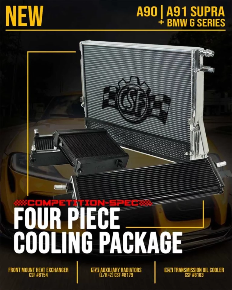 CSF A90 Supra / BMW B58 Competition Spec Four Piece Cooling Package