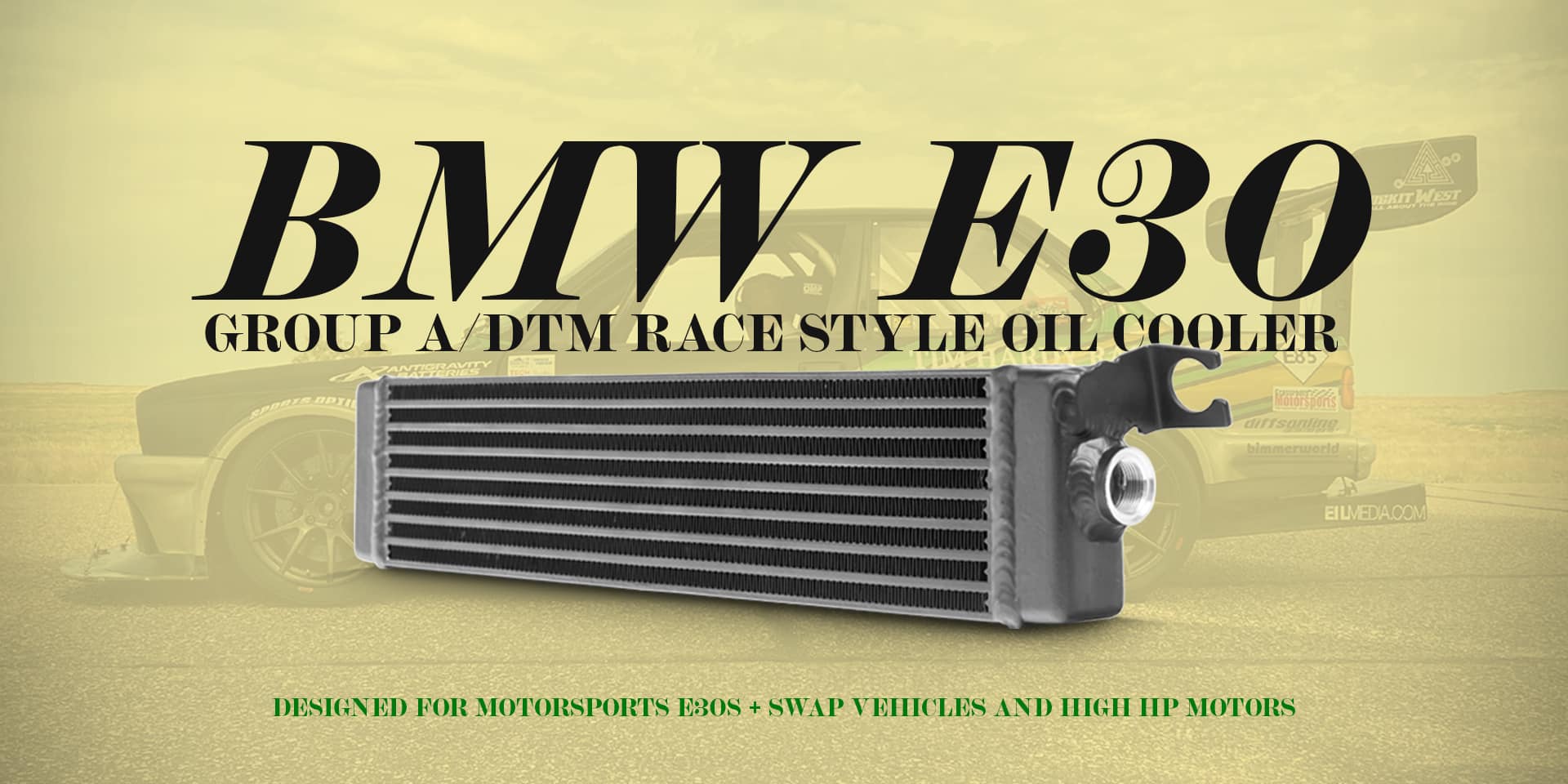 CSF BMW E30 Group A / DTM Race Style Oil Cooler 8218 Home Page